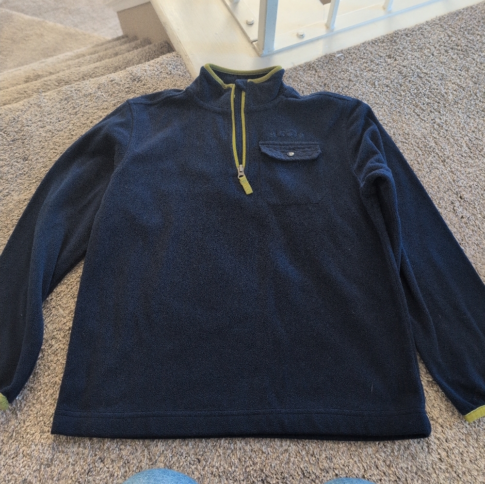 Kids Eddie Bauer Navy Blue Half-Zip Sweater